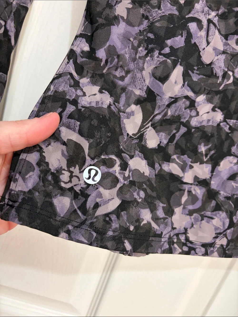 051. Lululemon Luxtreme Running Half-Zip Inflect Floral Lunar Rock Multi